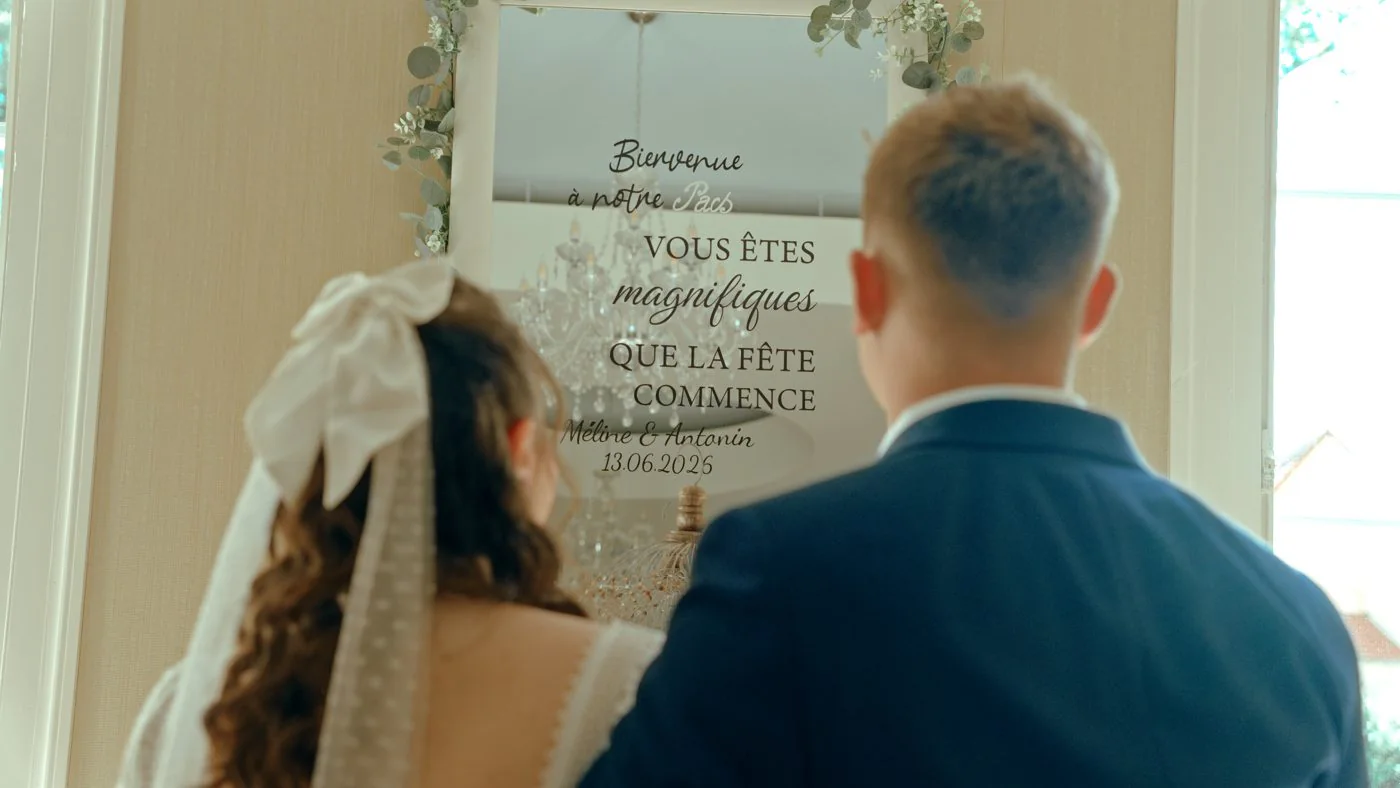 Reportage de mariage réel — Châteaux du Rhône